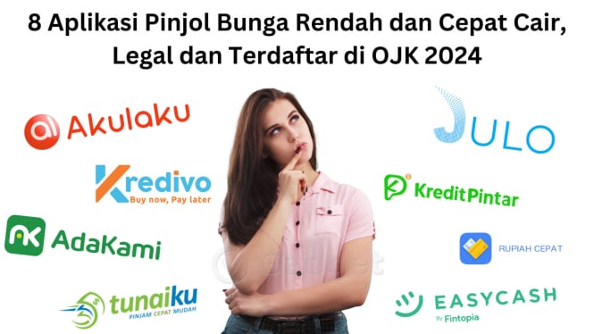 8 Aplikasi Pinjol Bunga Rendah dan Cepat Cair, Legal dan Terdaftar di OJK 2024