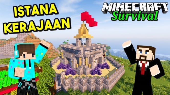 Membangun Istana Kerajaan di Minecraft