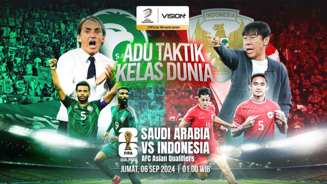 Link Live Streaming Arab Saudi vs Indonesia Kualifikasi Piala Dunia 202