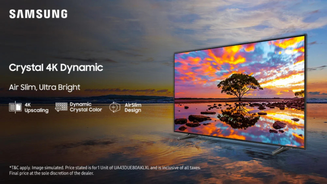 Samsung Crystal 4K Dynamic TV 2024