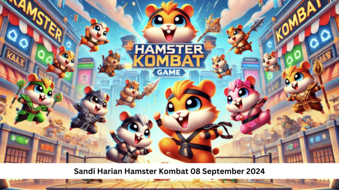 Sandi Harian Hamster Kombat 8 September 2024, Dapatkan Jutaan Koin Gratis!