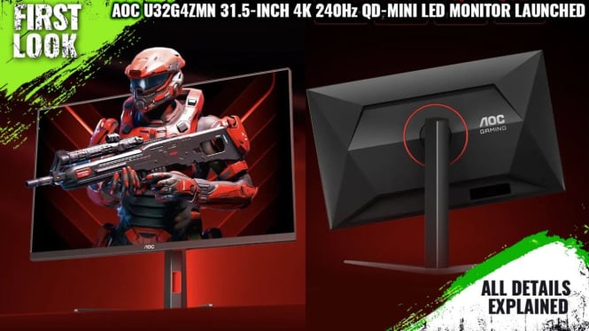 AOC Rilis Monitor Gaming 4K 240Hz