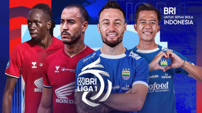 Pertandingan PSM Makassar vs Persib Bandung di BRI Liga 1