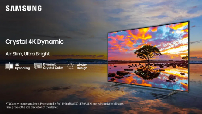 Rasakan Sensasi Bioskop di Rumah dengan Samsung Crystal 4K Dynamic TV 2024!