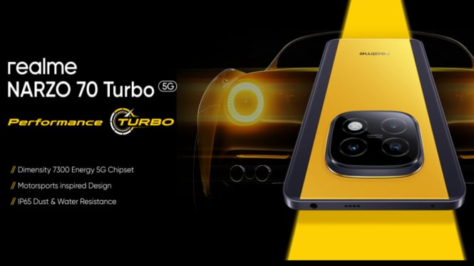 Realme Narzo 70 Turbo: Layar OLED dan Video 4K di Harga 3 Jutaan, Ini Spesifikasinya!