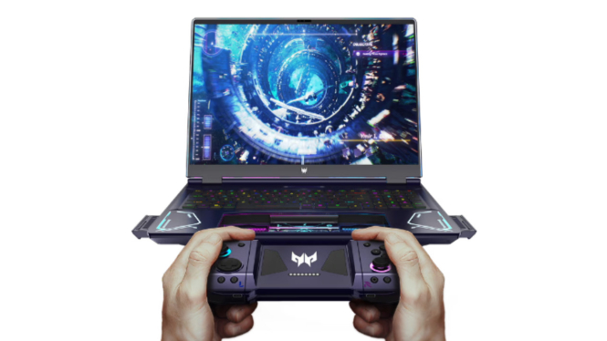 Acer Predator DualPlay: Laptop Gaming dengan Controller Lepas Pasang, Inovasi Terbaru!