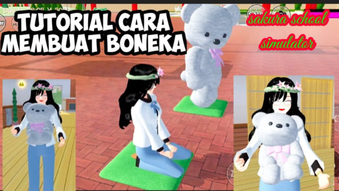 Cara Membuat Boneka Lucu di Sakura School Simulator