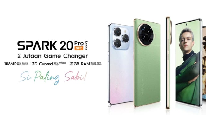 Kelebihan dan Kekurangan Tecno Spark 20 Pro Plus