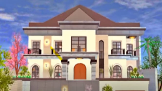 Cara Berkunjung ke Rumah Ria Ricis yang Mewah di Sakura School Simulator