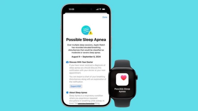 Fitur Deteksi Apnea Tidur Apple Watch Resmi Disetujui FDA, Hadir di Model Terbaru