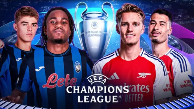 Link Live Streaming Atalanta vs Arsenal di Liga Champions, Kick-off Pukul 02.00 WIB