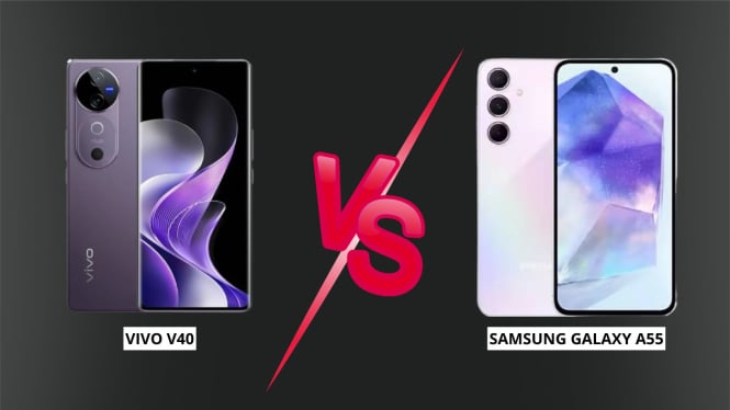 Vivo V40 vs Samsung Galaxy A55 5G: Duel Ponsel 6 Jutaan, Mana yang Lebih Layak Dibeli?