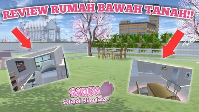 Cara Bermain ke Rumah Bawah Tanah di Sakura School Simulator