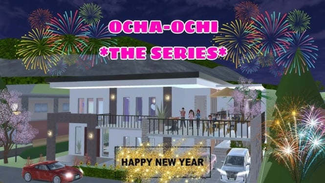 Rumah Baru Ocha Ochi The Series di Sakura School Simulator