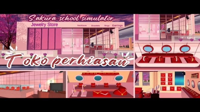 Mengunjungi Toko Perhiasan di Sakura School Simulator