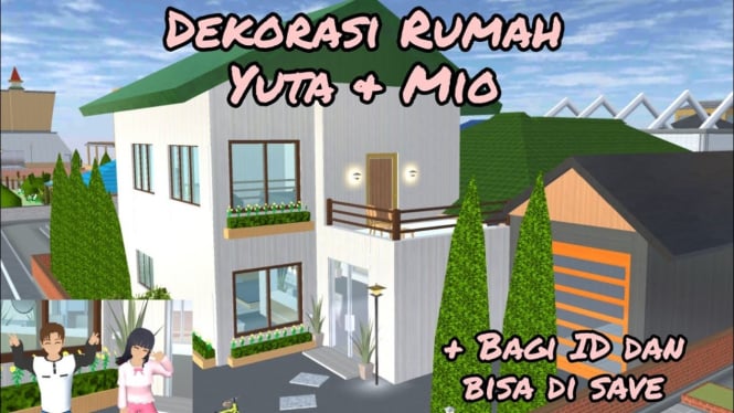 ID Rumah Yuta dan Mio di Sakura School Simulator