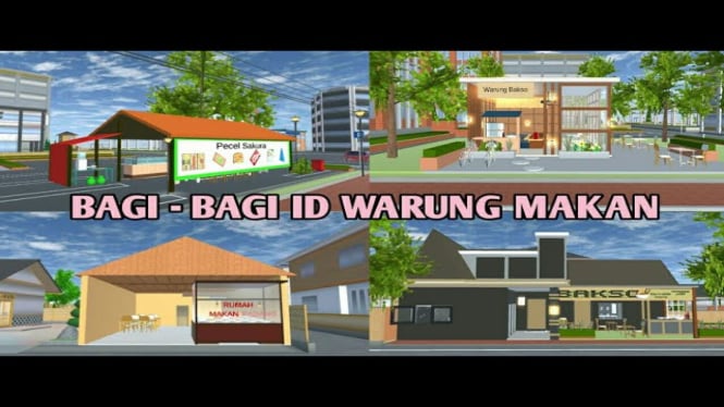 ID Warung di Sakura School Simulator