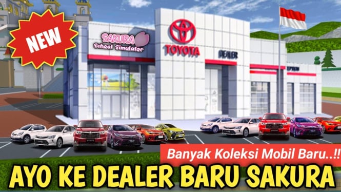 Mengunjungi Dealer Mobil di Sakura School Simulator