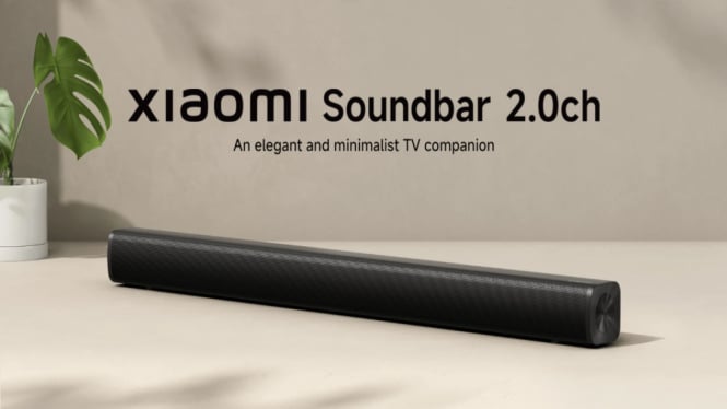 Xiaomi Luncurkan Soundbar 2.0ch dengan Speaker 15W