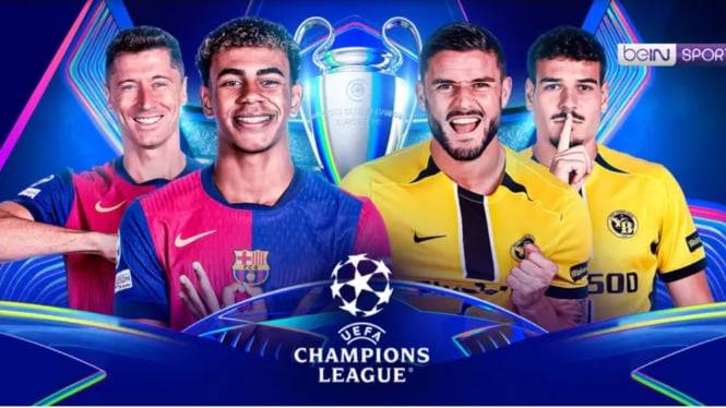 Live Streaming Barcelona vs Young Boys di Liga Champions 2024-2025!