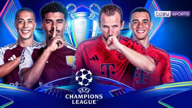 Akses Link Live Streaming Aston Villa vs Bayern Munchen di Liga Champions, Kick Off Pukul 02.00 WIB