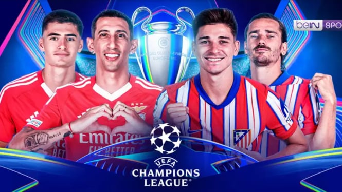 Sedang Berlangsung, Link Live Streaming Benfica vs Atletico Madrid - Liga Champions