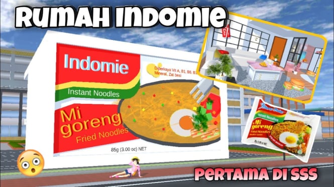 Rumah Indomie di Sakura School Simulator