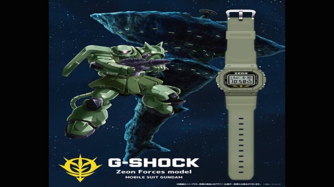 G-SHOCK x Gundam: Jam Tangan Edisi Terbatas