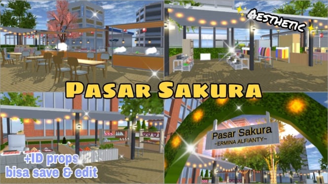 Kumpulan ID Pasar di Sakura School Simulator