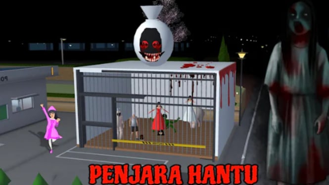 Rumah Hantu dan Cara Menangkap Hantu di Sakura School Simulator