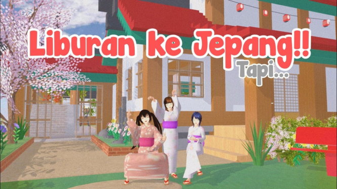 Liburan Seru ke Jepang di Sakura School Simulator