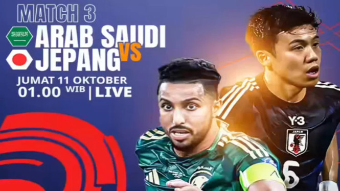 Streaming Jepang vs Arab Saudi di Kualifikasi Piala Dunia