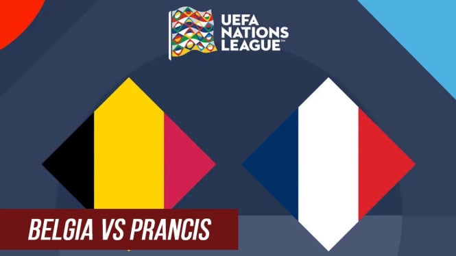 Link Live Streaming Belgia vs Prancis