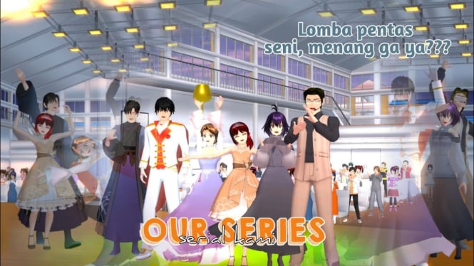 Lomba Pentas Seni di Sakura School Simulator