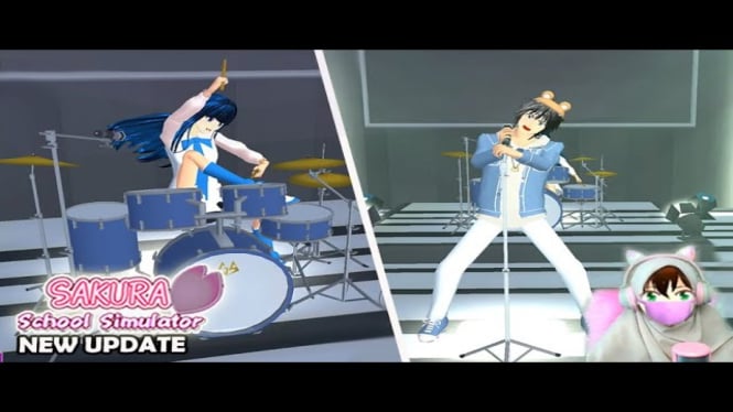 Konser Musik di Sakura School Simulator