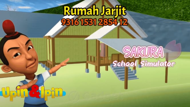 Cara Main ke Rumah Jarjit Singh Teman Upin-Ipin di Sakura School Simulator