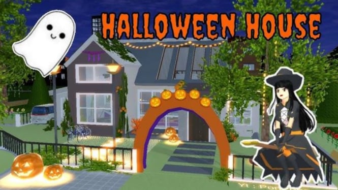 Panduan Lengkap Mengunjungi Rumah Halloween Seram di Sakura School Simulator