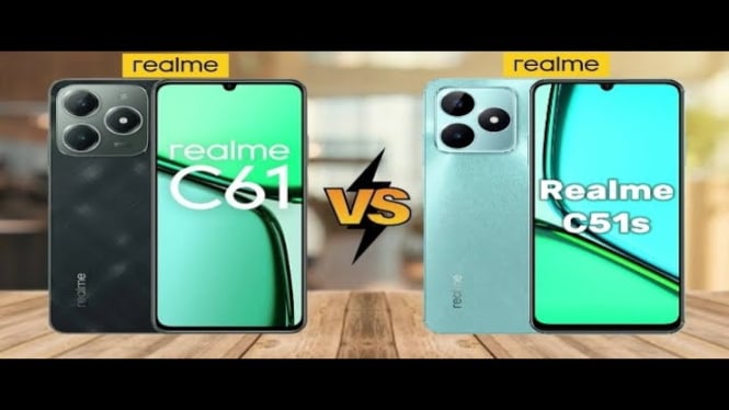 Realme C61 vs Realme C51s