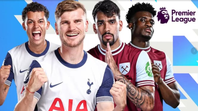 Tottenham Hotspur vs West Ham di Liga Inggris