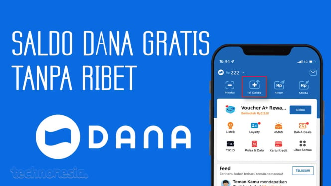 Saldo DANA Gratis Tanpa Ribet