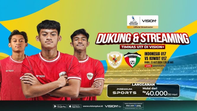 Timnas Indonesia U-17 vs Kuwait 23 Oktober 2024