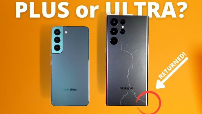 Samsung Galaxy S22 Plus vs S22 Ultra