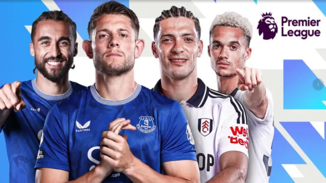 Everton vs Fulham di Liga Inggris