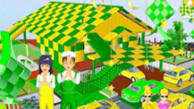 ID Rumah Ketupat di Sakura School Simulator, Temukan Kodenya Disini!