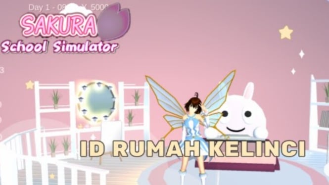 Panduan Berkunjung ke Rumah Kelinci Lucu di Sakura School Simulator