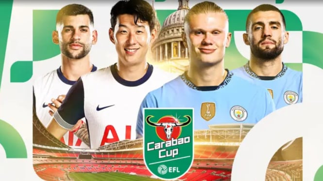 Link Live Streaming Tottenham vs Manchester City - Carabao Cup: Siapa yang Akan Menang?