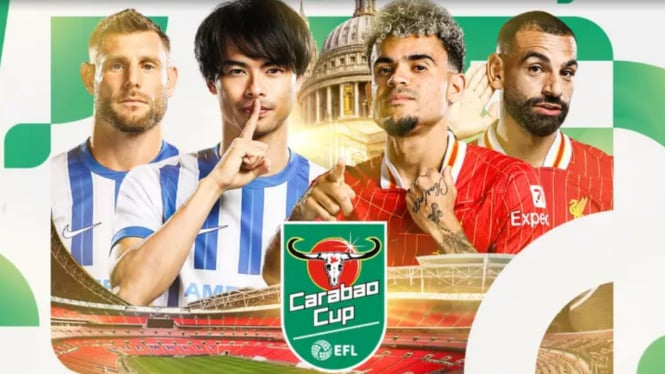 Link Live Tanpa VPN Streaming Brighton vs Liverpool - Carabao Cup