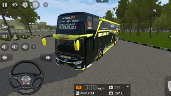 Download MOD BUSSID JB3+ UHD Angga Saputro Facelift Full Acc