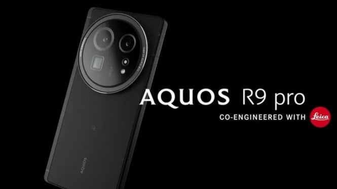 Sharp Aquos R9 Pro Resmi: Kamera Besar, Didukung Leica