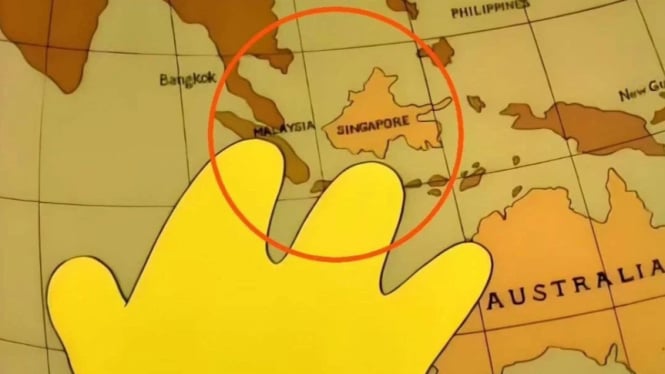 Indonesia Hilang Dari Peta, Konspirasi di Balik The Simpsons!